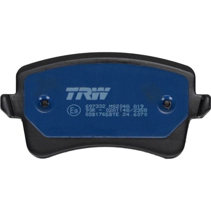 TRW Bremsbeläge Hinterachse Electric Blue GDB1765BTE TRW Bremsbeläge Hinterachse Electric Blue GDB1765BTE