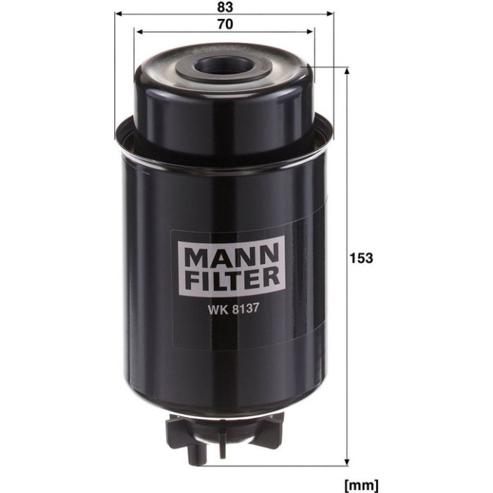 MANN-FILTER Kraftstofffilter LKW WK 8137 MANN-FILTER Kraftstofffilter LKW WK 8137