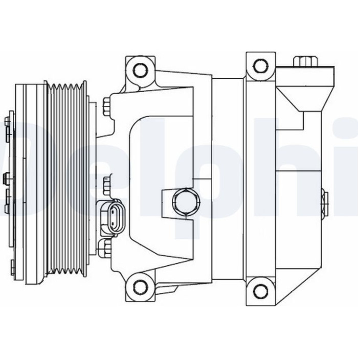Delphi Klimakompressor CS10095-12B1 Delphi Klimakompressor CS10095-12B1
