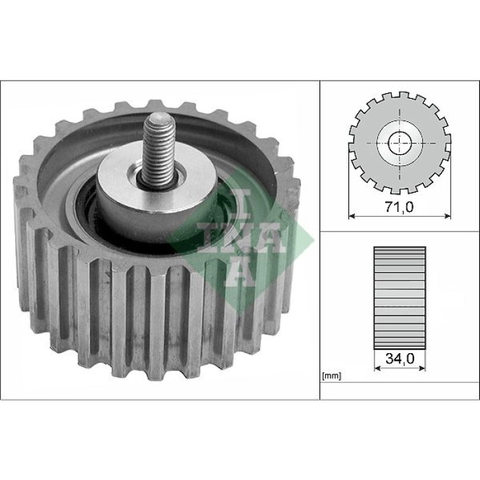 Umlenk-/Führungsrolle, Zahnriemen 532 0441 10 Umlenk-/Führungsrolle, Zahnriemen 532 0441 10