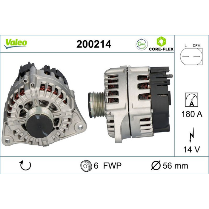 Valeo Lichtmaschine 200214 Valeo Lichtmaschine 200214