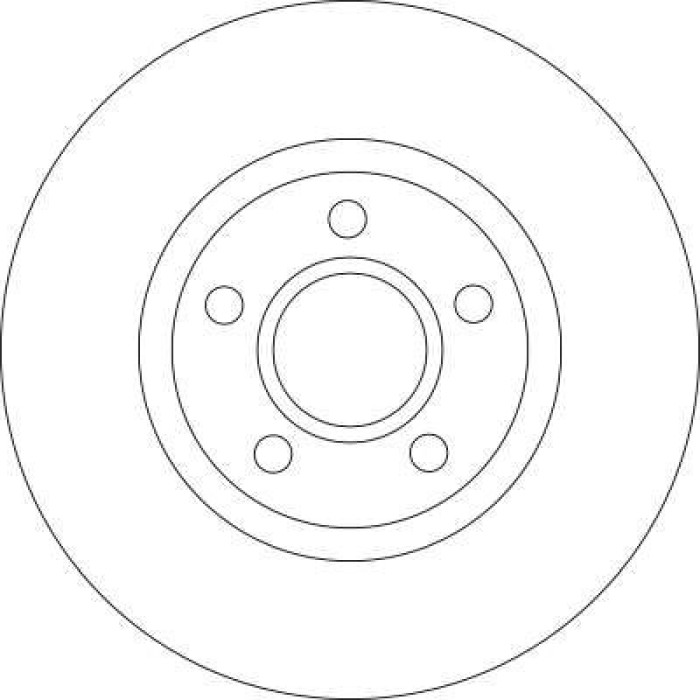 TRW Bremsscheibe Volvo S40/V50 DF4424 TRW Bremsscheibe Volvo S40/V50 DF4424