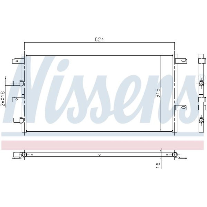 Nissens Wasserkühler PKW 61966 Nissens Wasserkühler PKW 61966