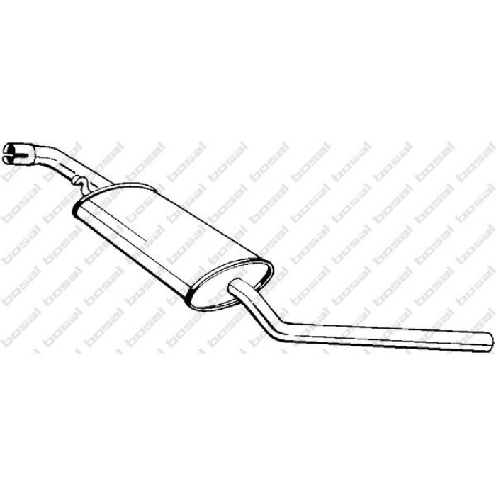 Bosal Schalldämpfer 281-737 Bosal Schalldämpfer 281-737