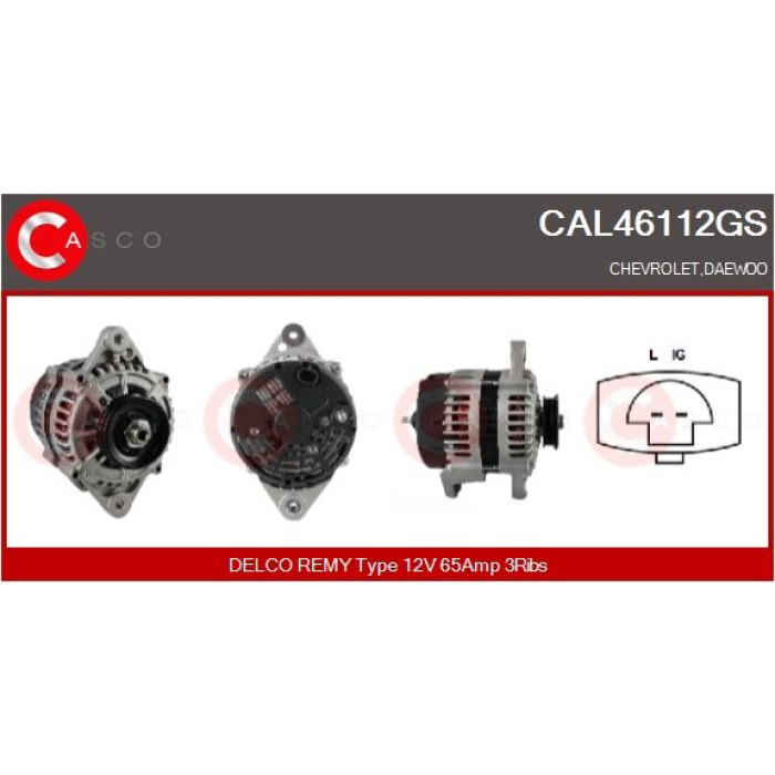 CASCO Generator CAL46112GS CASCO Generator CAL46112GS