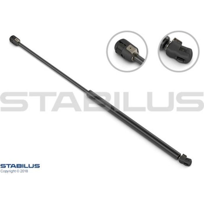 12600 Stabilus Gasdruckfeder (Gasfeder), Heckklappendämpfer, 215 N, 571 mm - 12600 12600 Stabilus Gasdruckfeder (Gasfeder), Heckklappendämpfer, 215 N, 571 mm - 12600