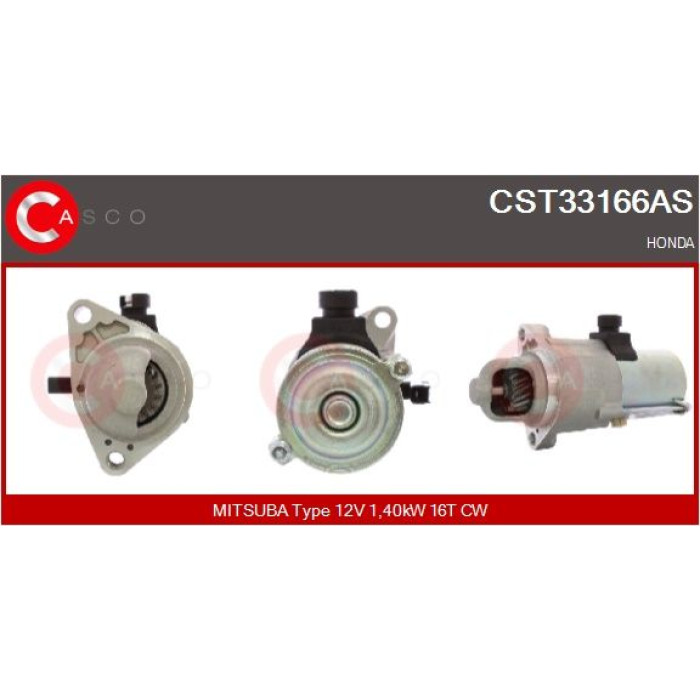 CASCO Anlasser CST33166AS CASCO Anlasser CST33166AS