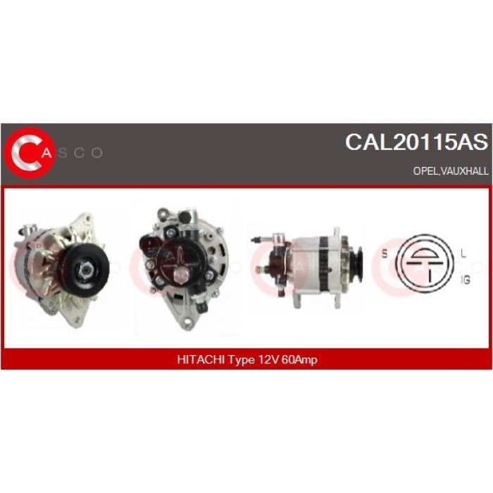 CASCO Generator CAL20115AS CASCO Generator CAL20115AS