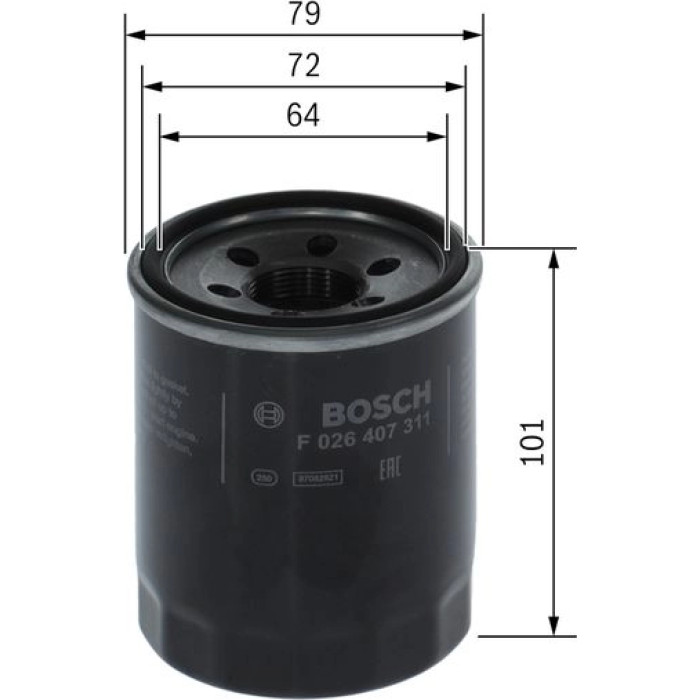 Bosch Ölfilter F 026 407 311 Bosch Ölfilter F 026 407 311