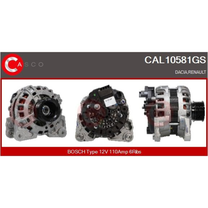 CASCO Generator CAL10581GS CASCO Generator CAL10581GS