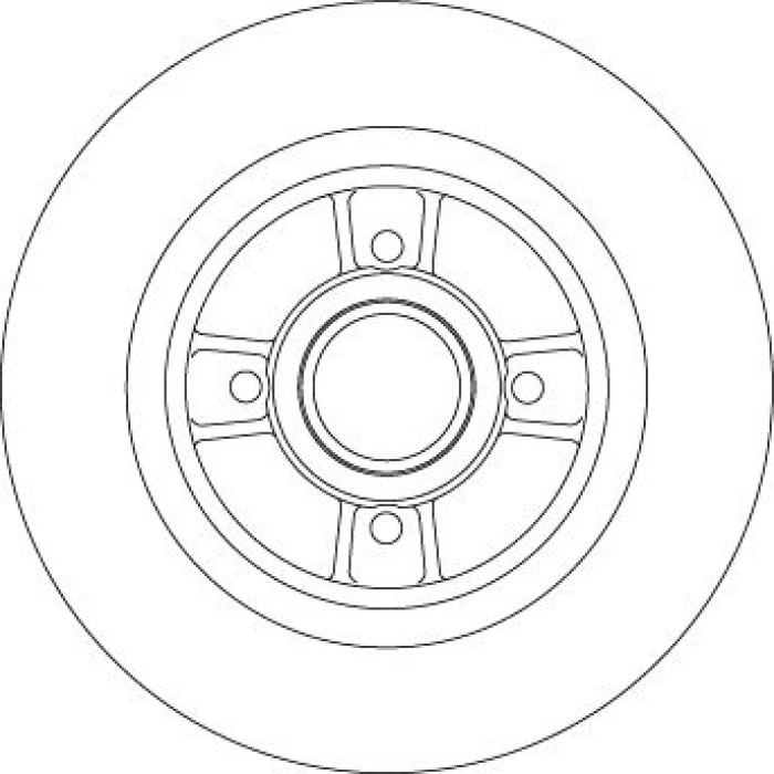 TRW Bremsscheibe Renault Megane/Scenic 1.4-2.0 97-03 DF4272BS TRW Bremsscheibe Renault Megane/Scenic 1.4-2.0 97-03 DF4272BS