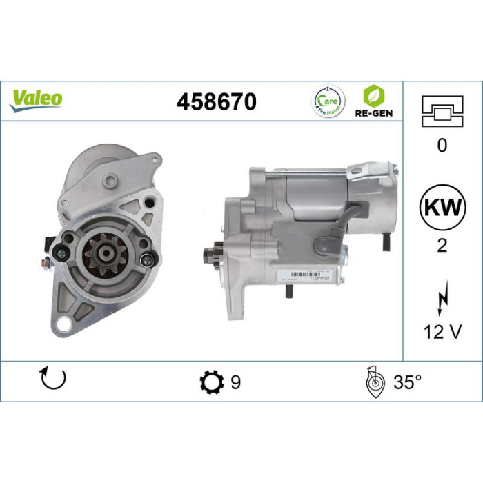 Valeo Anlasser 458670