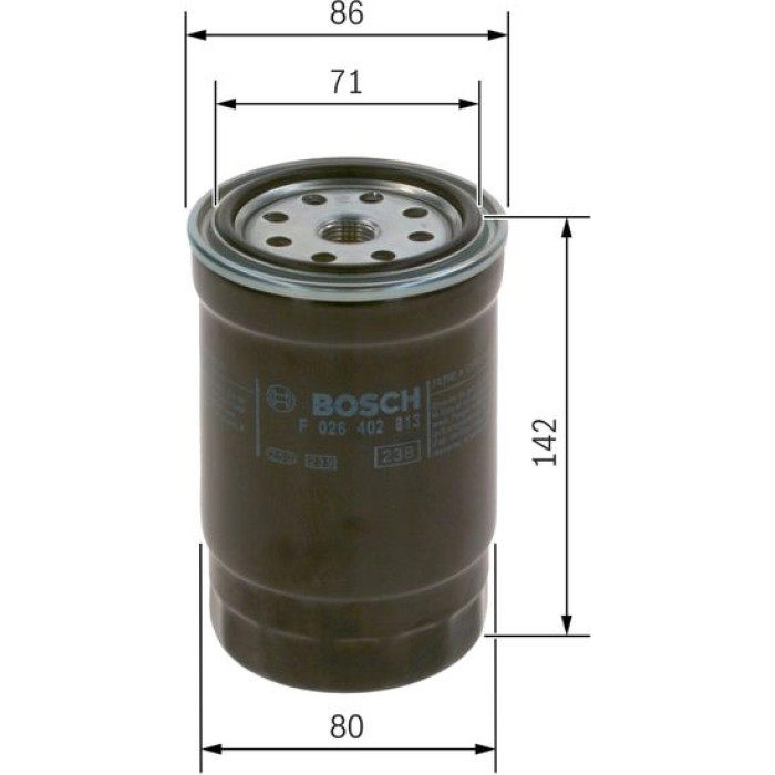 F 026 402 813 Bosch Kraftstofffilter F 026 402 813 F 026 402 813 Bosch Kraftstofffilter F 026 402 813