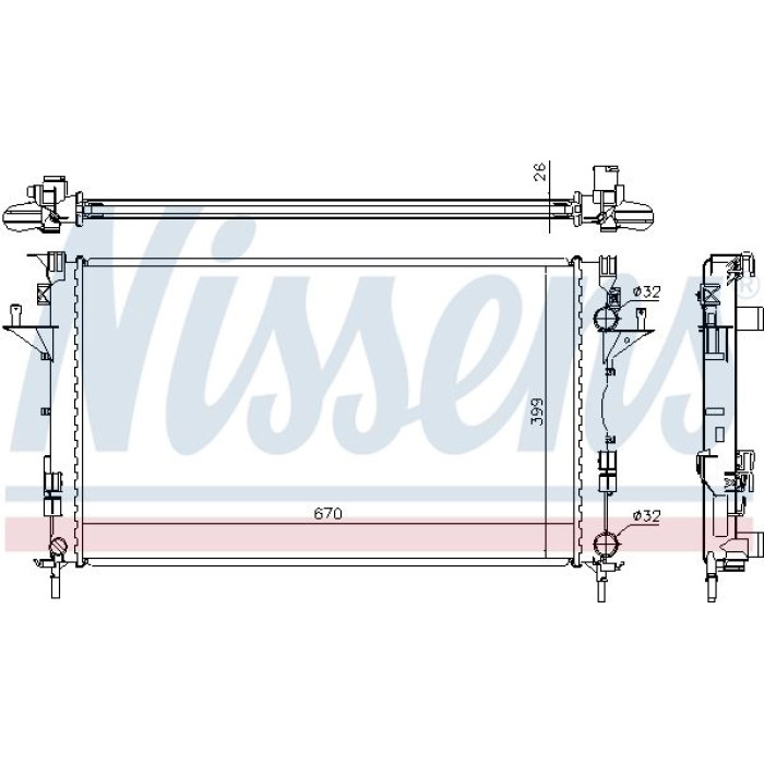 63816A Nissens Wasserkühler PKW 63816A 63816A Nissens Wasserkühler PKW 63816A