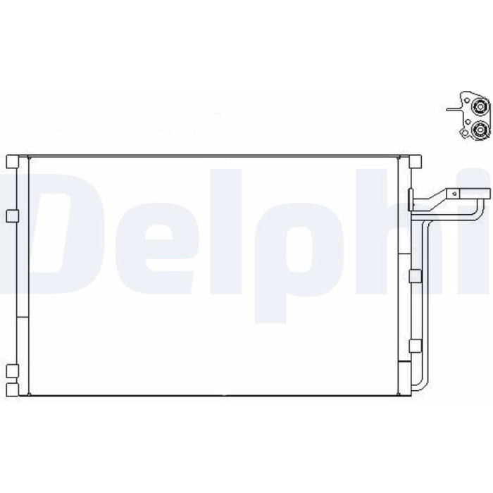 Delphi Klimakondensator TSP0225659