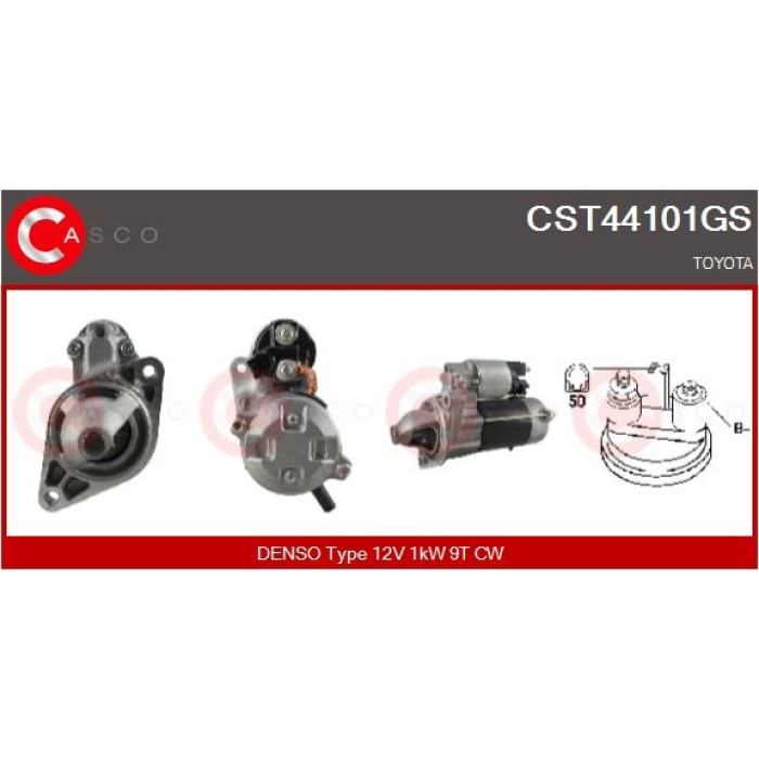 CASCO Anlasser CST44101GS