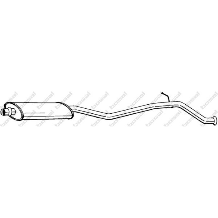 Bosal Schalldämpfer 286-167 Bosal Schalldämpfer 286-167