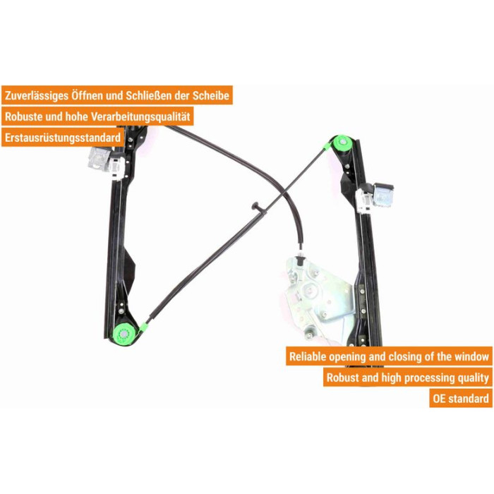 VAICO V25-0204 Fensterheber vorne rechts, ohne Motor, elektrisch VAICO V25-0204 Fensterheber vorne rechts, ohne Motor, elektrisch