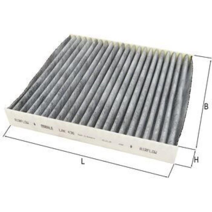 LAK 436 MAHLE Innenraumfilter 436, Aktivkohlefilter, 215,5 x 200 x 30 mm – u. a. für Peugeot 4008, 4007 (VU_, VV_), 4007 Van – OE Nummer 98139428 - l LAK 436 MAHLE Innenraumfilter 436, Aktivkohlefilter, 215,5 x 200 x 30 mm – u. a. für Peugeot 4008, 4007 (VU_, VV_), 4007 Van – OE Nummer 98139428 - l