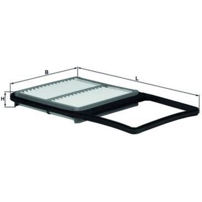MAHLE Luftfilter LX 2678 MAHLE Luftfilter LX 2678