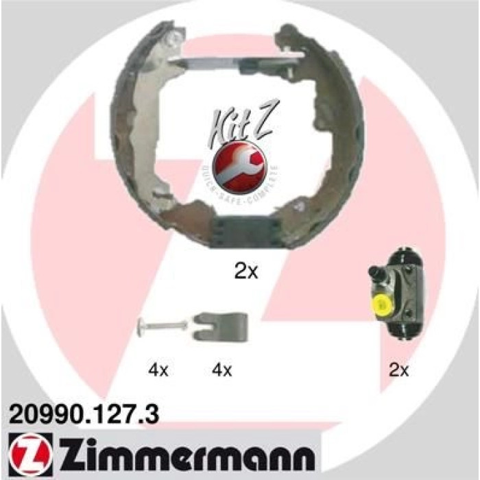 ZIMMERMANN Bremsbacken 20990.127.3 ZIMMERMANN Bremsbacken 20990.127.3