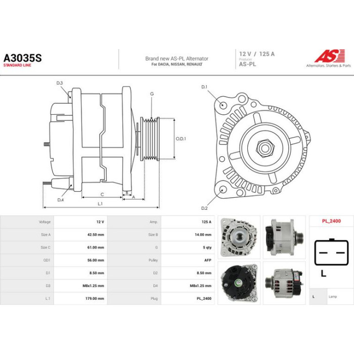 AS-PL Generator A3035S AS-PL Generator A3035S