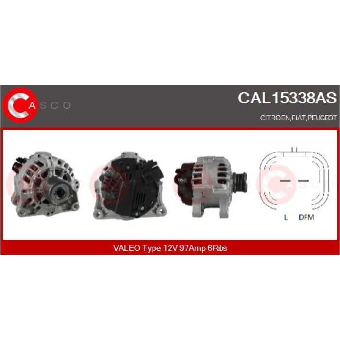 CASCO Generator CAL15338AS CASCO Generator CAL15338AS