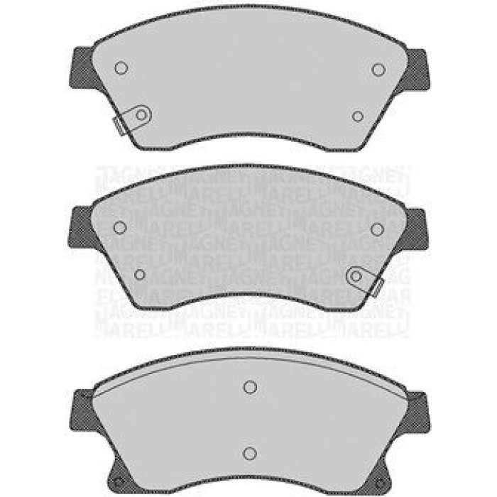 Magneti Marelli Bremsbelagsatz 363916060694 Magneti Marelli Bremsbelagsatz 363916060694