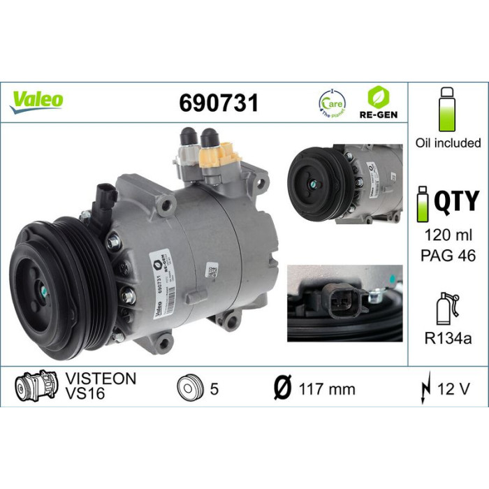 Valeo Kompressor 690731