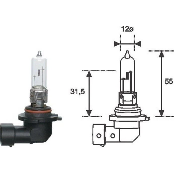 002577200000 Magneti Marelli Glühlampe 002577200000 - Hb3 12V/60W 002577200000 Magneti Marelli Glühlampe 002577200000 - Hb3 12V/60W