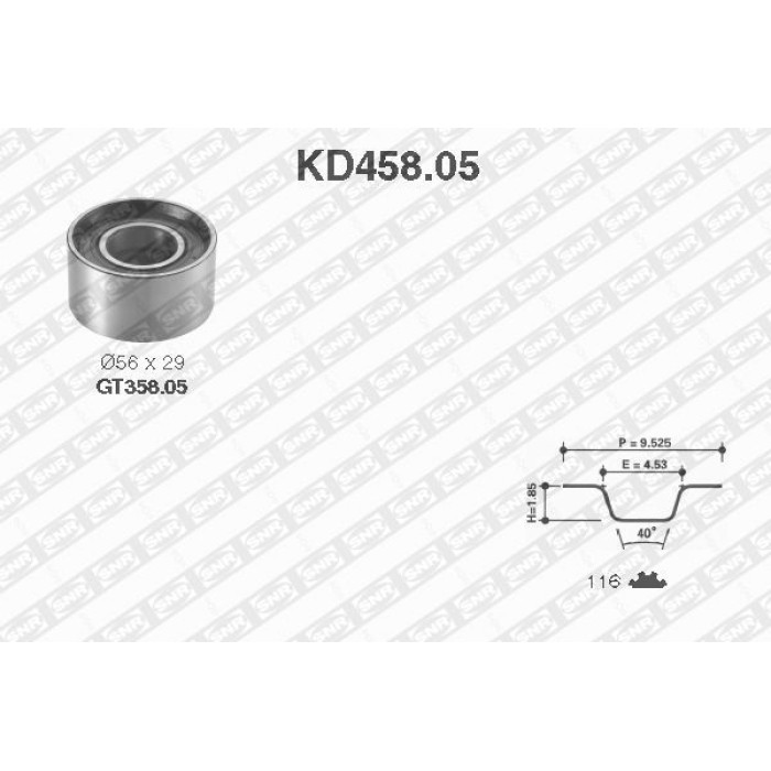 SNR Zahnriemensatz KD458.05