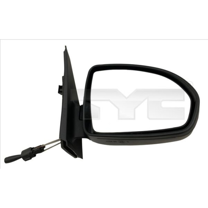 TYC Außenspiegel links mechanisch verstellbar mit Seilzug, grundiert, konvex 333-0008 OE Nummer A4518100116C22A - l TYC Außenspiegel links mechanisch verstellbar mit Seilzug, grundiert, konvex 333-0008 OE Nummer A4518100116C22A - l