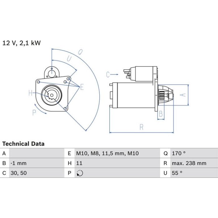 Bosch Starter 0 986 024 350 Bosch Starter 0 986 024 350