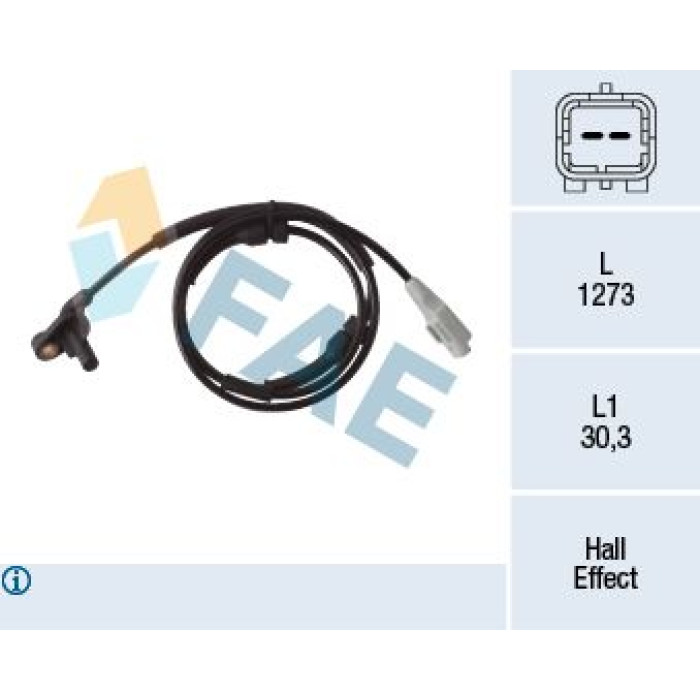 FAE Sensor, Raddrehzahl 78403 FAE Sensor, Raddrehzahl 78403