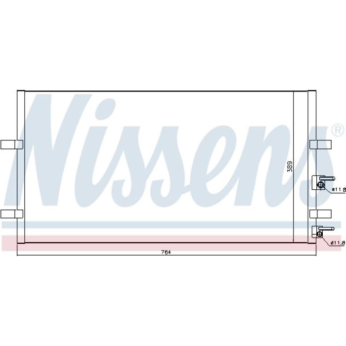 Nissens Klimakondensator PKW 94915