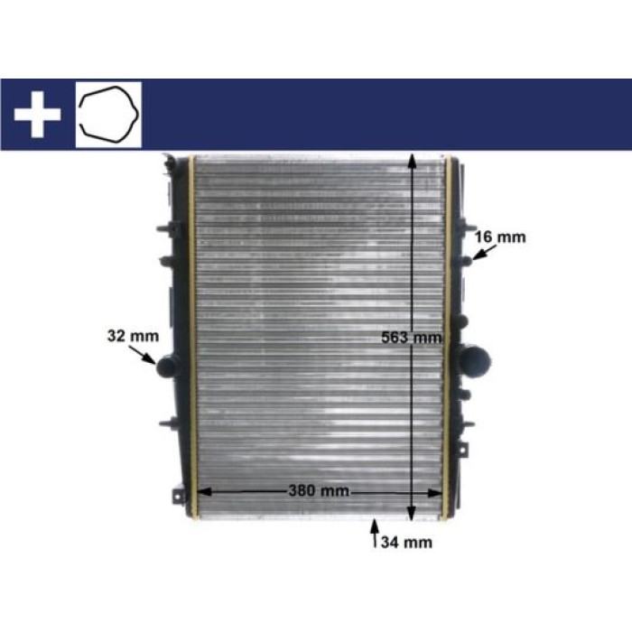 MAHLE Kühler, Motorkühlung CR 590 000S MAHLE Kühler, Motorkühlung CR 590 000S