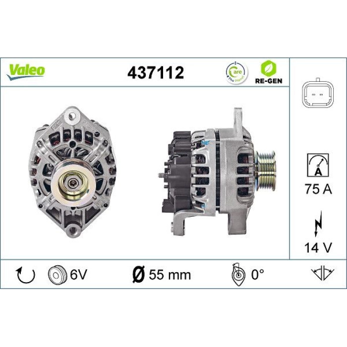 Valeo Lichtmaschine 437112 Valeo Lichtmaschine 437112