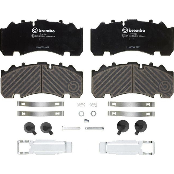 BREMBO Bremsbelagsatz, Scheibenbremse P A1 103 BREMBO Bremsbelagsatz, Scheibenbremse P A1 103