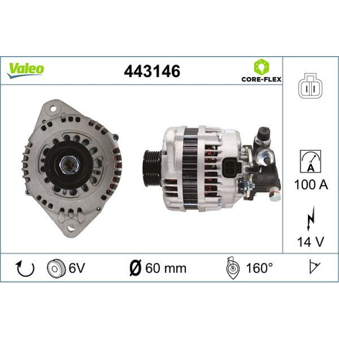 Valeo Lichtmaschine 443146 Valeo Lichtmaschine 443146