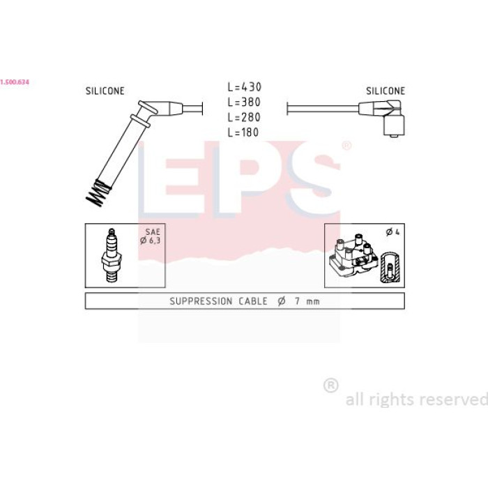 EPS Zündkabel 1.500.634 EPS Zündkabel 1.500.634