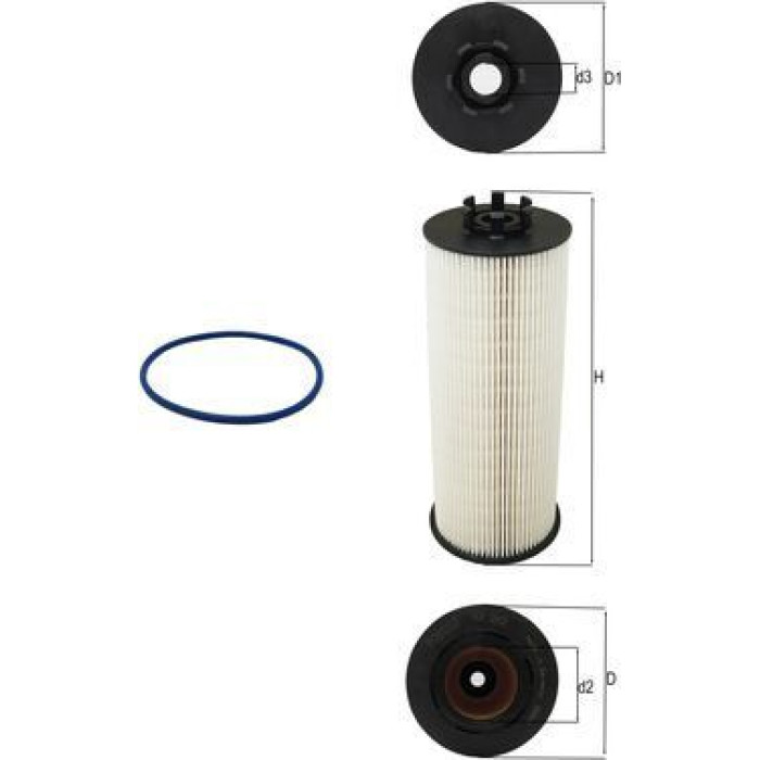 MAHLE Kraftstofffilter KX 262D MAHLE Kraftstofffilter KX 262D