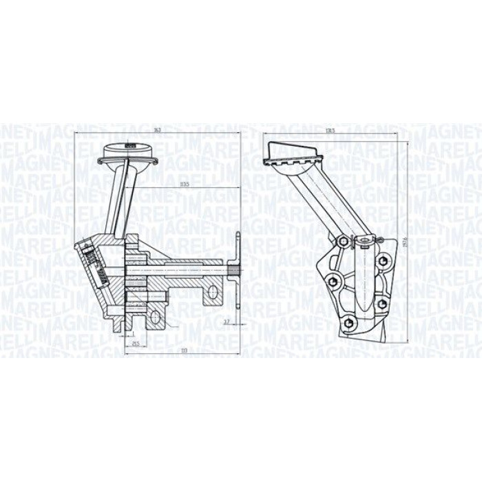 Magneti Marelli Ölpumpe 351516000128 Magneti Marelli Ölpumpe 351516000128