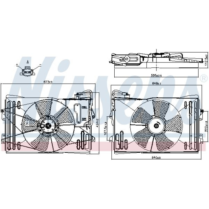 Nissens Kühlerlüfter PKW 85232 Nissens Kühlerlüfter PKW 85232