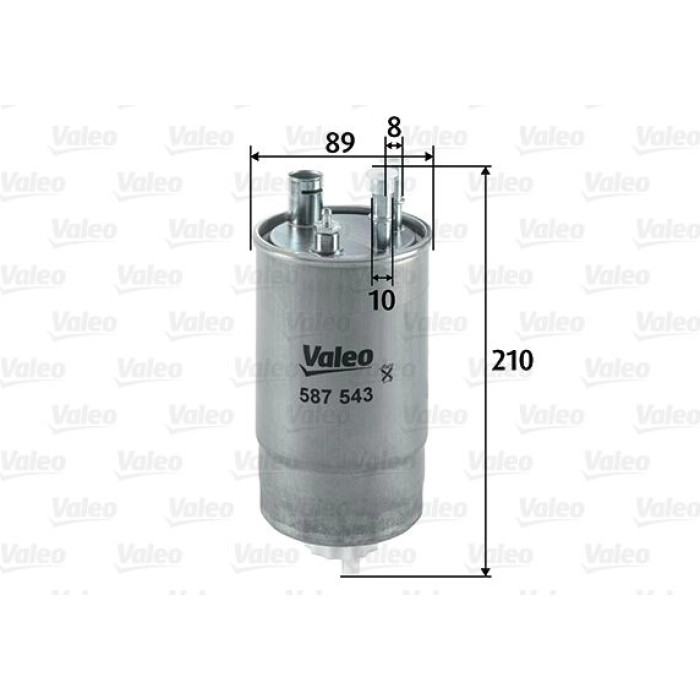587543 Valeo Kraftstofffilter 587543 587543 Valeo Kraftstofffilter 587543
