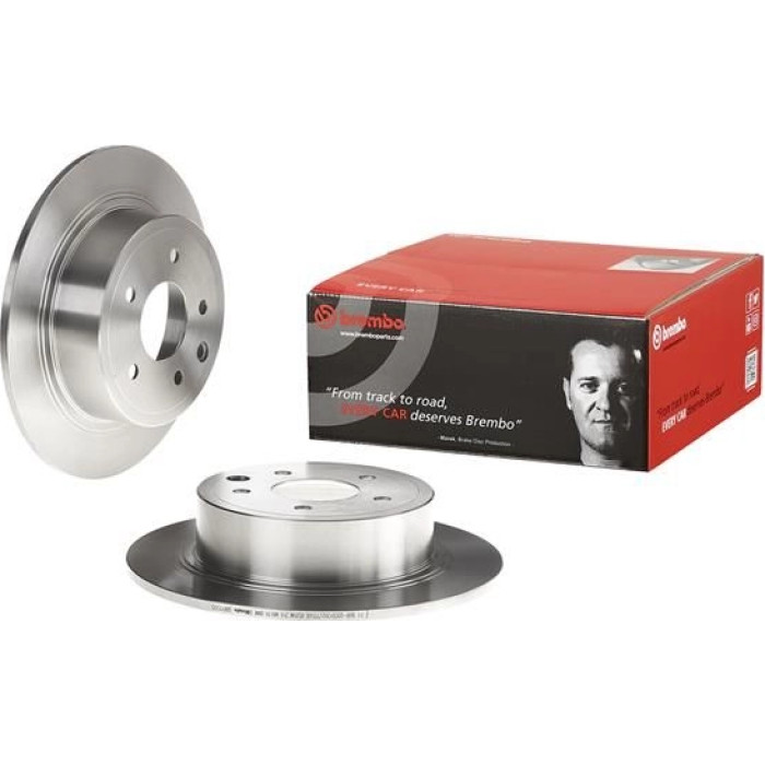 08.A715.10 Brembo Prime Bremsscheibe Hinterachse, Ø 292 × 9 mm, massiv – 08.A715.10
