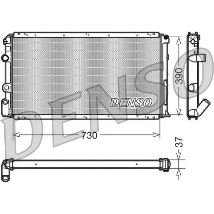 Denso Motorkühler DRM23091 Denso Motorkühler DRM23091