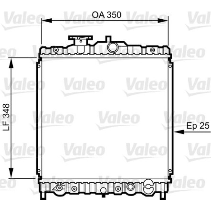 Valeo Motorkühler 731459