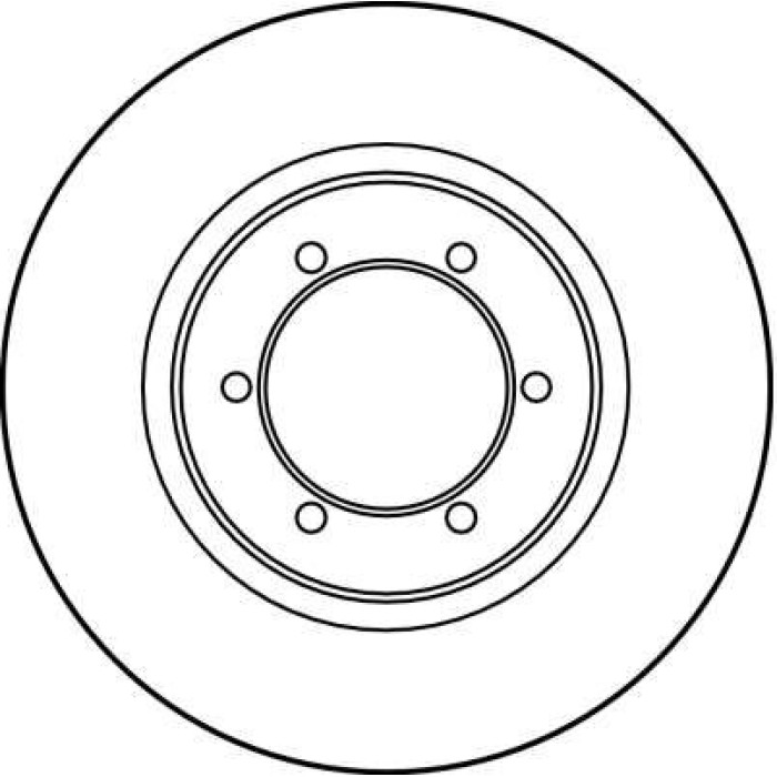 TRW Bremsscheibe Mitsubishi P. DF3118 TRW Bremsscheibe Mitsubishi P. DF3118