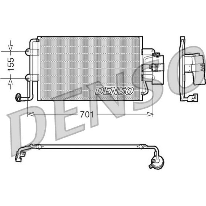 Denso Klimakondensator DCN32025 Denso Klimakondensator DCN32025