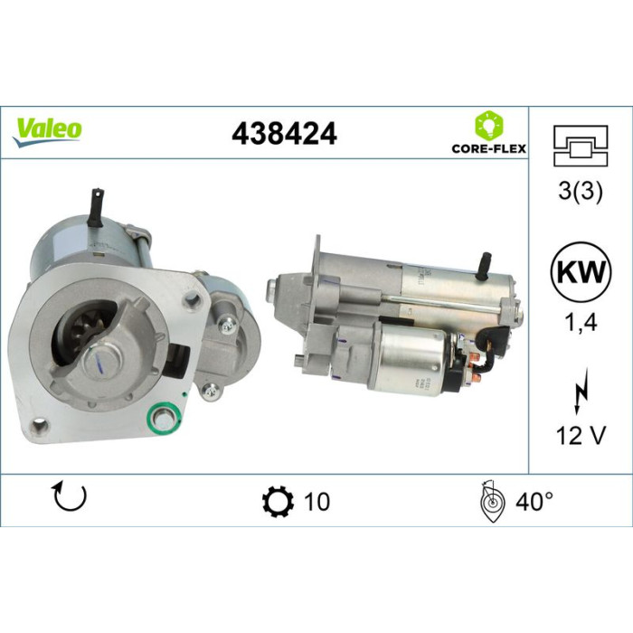 Valeo Anlasser 438424 Valeo Anlasser 438424
